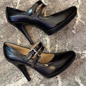 Black Nine West Mary Jane Heels